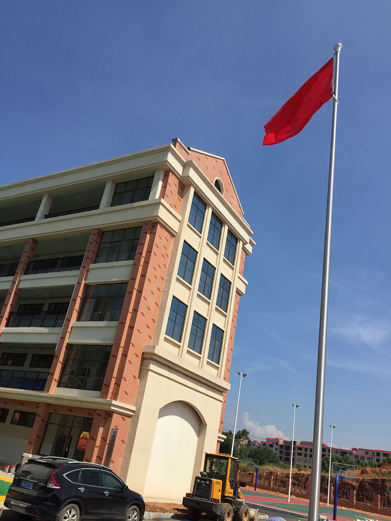 講話，國(guó)歌同步旗桿10